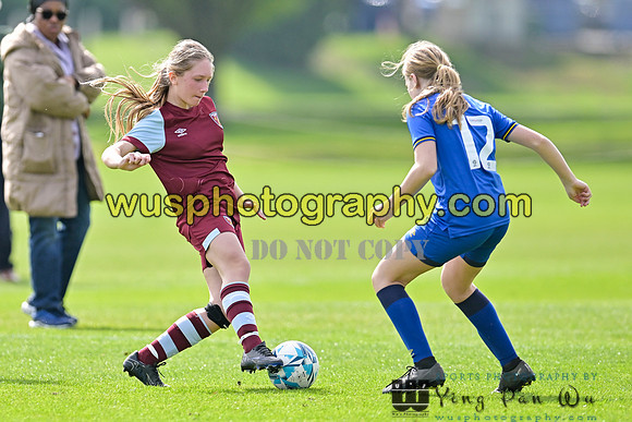 20240413-112105 AFC Wimbledon Girls U14 v West Ham United Academy Girls U14