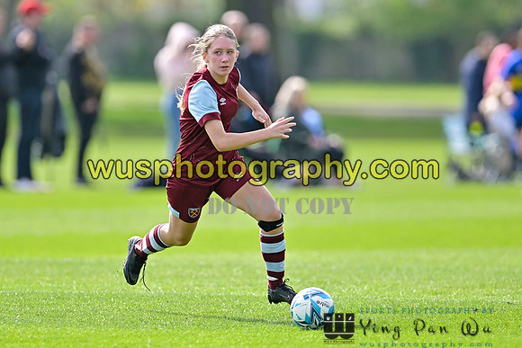 20240413-112107A AFC Wimbledon Girls U14 v West Ham United Academy Girls U14