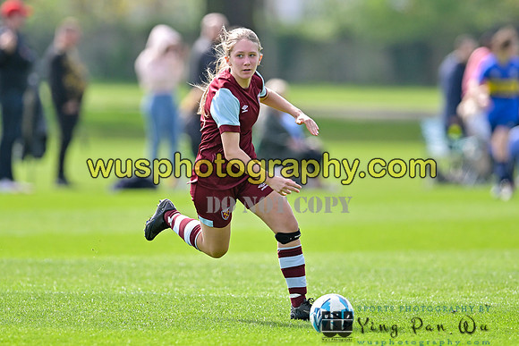 20240413-112107B AFC Wimbledon Girls U14 v West Ham United Academy Girls U14