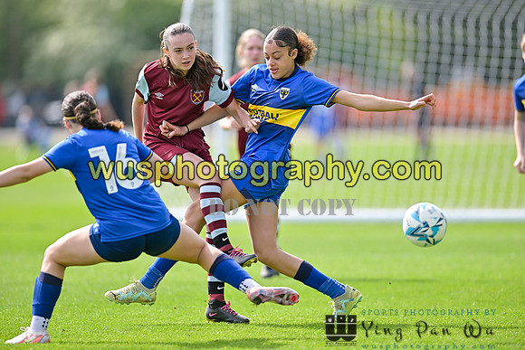 20240413-112111A AFC Wimbledon Girls U14 v West Ham United Academy Girls U14