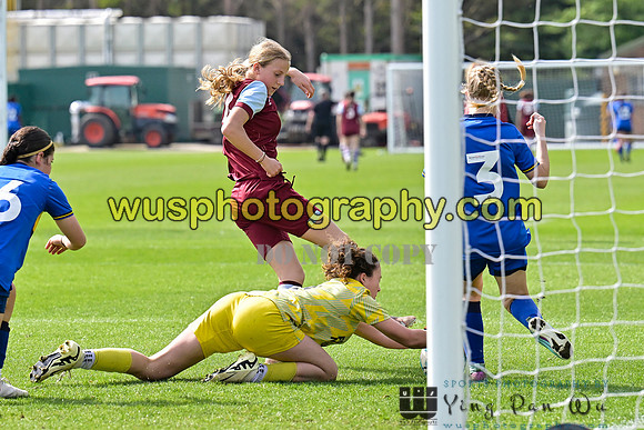 20240413-112430B AFC Wimbledon Girls U14 v West Ham United Academy Girls U14