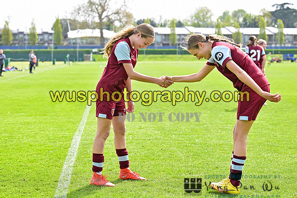 20240413-113003 AFC Wimbledon Girls U14 v West Ham United Academy Girls U14