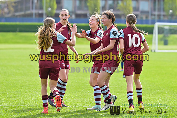 20240413-113008 AFC Wimbledon Girls U14 v West Ham United Academy Girls U14