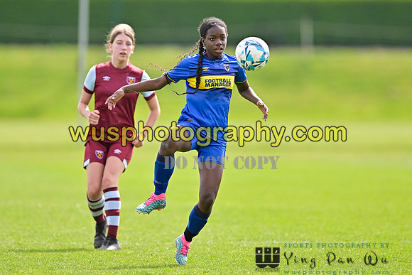 20240413-113359 AFC Wimbledon Girls U14 v West Ham United Academy Girls U14