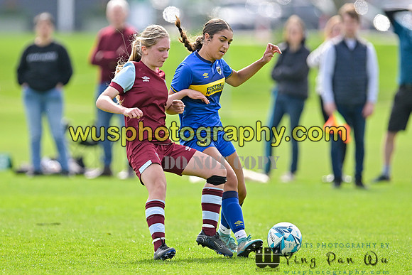 20240413-113414 AFC Wimbledon Girls U14 v West Ham United Academy Girls U14