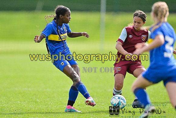 20240413-113404 AFC Wimbledon Girls U14 v West Ham United Academy Girls U14