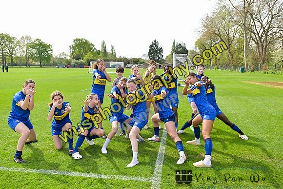 20240413-115257A AFC Wimbledon Girls U14 v West Ham United Academy Girls U14