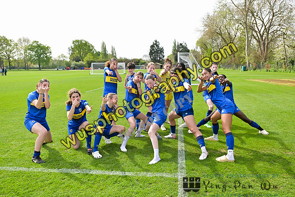20240413-115303A AFC Wimbledon Girls U14 v West Ham United Academy Girls U14