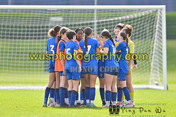 20240413-100114 AFC Wimbledon Girls U14 v West Ham United Academy Girls U14
