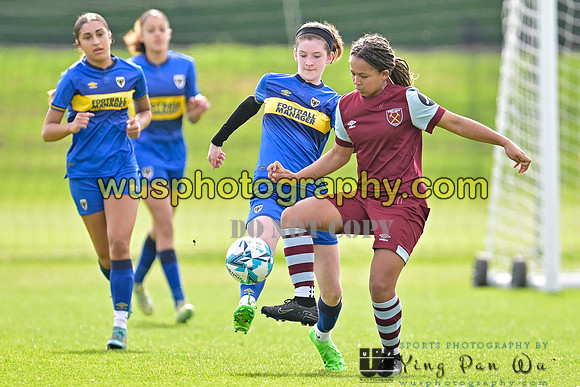20240413-101455 AFC Wimbledon Girls U14 v West Ham United Academy Girls U14