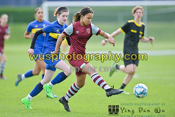 20240413-100344A AFC Wimbledon Girls U14 v West Ham United Academy Girls U14