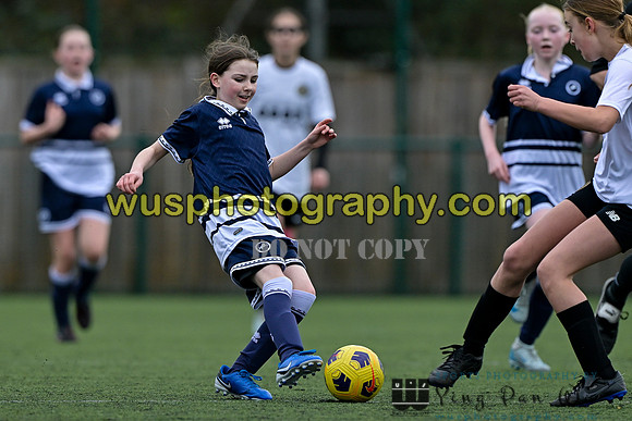 20250222-110951 Millwall Lionesses U12 v New Level Soccer Girls U12