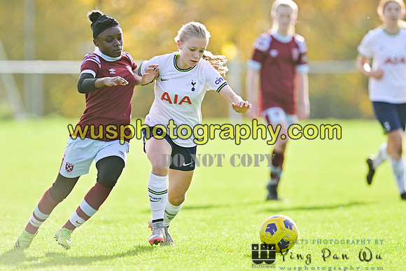 20221119-103328B Tottenham Hotspur Women FC Academy U15 v West Ham United Academy Girls U15
