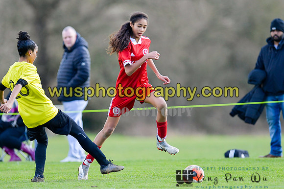 20220312-122641B Watford Ladies FC U14 Warriors v Welling United Girls U14