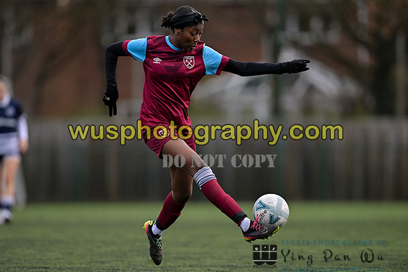 20250104-104257C Millwall Lionesses U16 v West Ham United Girls U16 Performance
