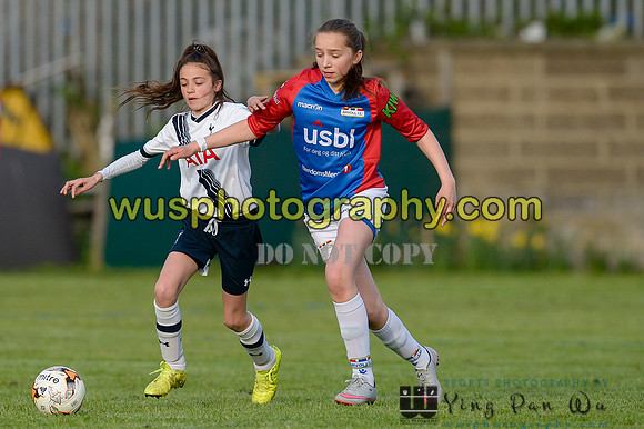 20160505-184644 Tottenham Hotspur Girls U12 and U13 v Årvoll IL Girls U12 and U13