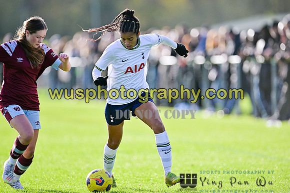 20221119-103031D Tottenham Hotspur Women FC Academy U15 v West Ham United Academy Girls U15