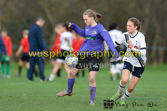 20151219-105529-4 Tottenham Hotspur Girls U14 v Garston Girls U14 Pumas