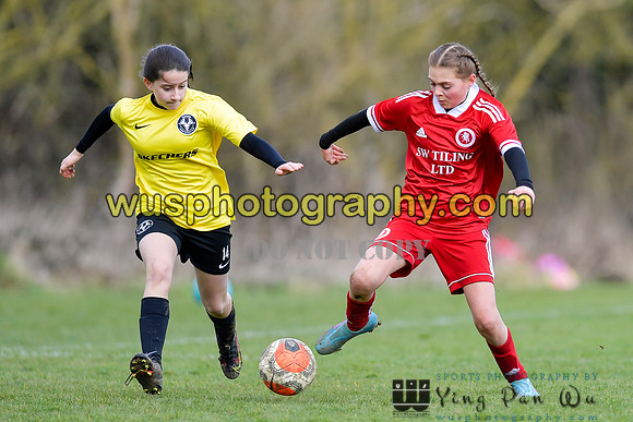 20220312-123637A Watford Ladies FC U14 Warriors v Welling United Girls U14
