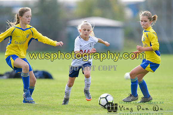 20171028-111818-2 Tottenham Hotspur Girls U11 v St Albans City Youth Girls U11 South