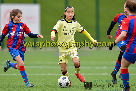20220122-142926B-2 Crystal Palace FC Girls U12 v Arsenal FC Girls U12
