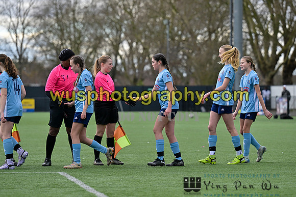20250316-151933 Cray Wanderers Youth FC Girls U15 v Hashtag United Girls U15