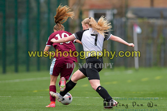 20211211-120108 West Ham United Academy Girls U16 v London Bees Academy U16