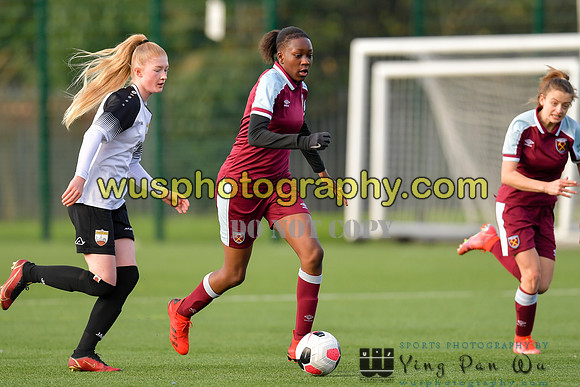 20211211-104402 West Ham United Academy Girls U16 v London Bees Academy U16
