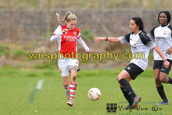 20220305-131758 London Bees Academy U14 v Arsenal FC Girls U13