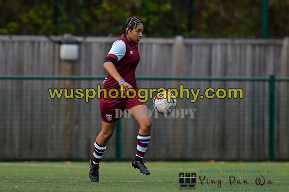 20240928-115548 Millwall Lionesses U18 v West Ham United Development U18