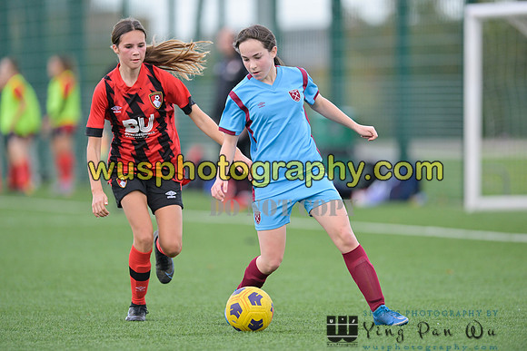 20221022-143043 West Ham United Performance Girls U16 v AFC Bournemouth Girls U16