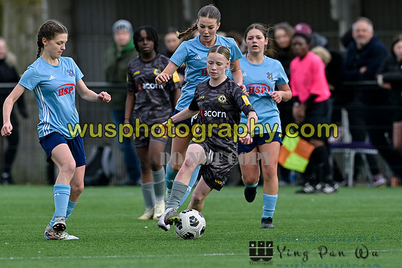 20250316-153951 Cray Wanderers Youth FC Girls U15 v Hashtag United Girls U15