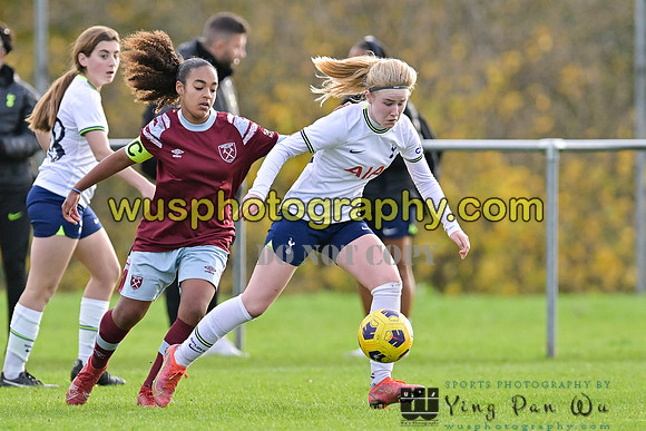 20221119-105736 Tottenham Hotspur Women FC Academy U15 v West Ham United Academy Girls U15