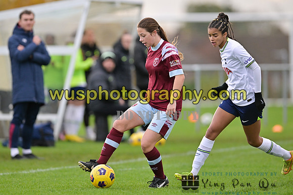 20221119-100543D Tottenham Hotspur Women FC Academy U15 v West Ham United Academy Girls U15