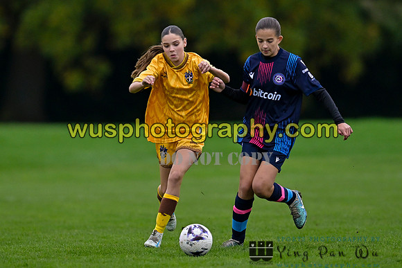 20241102-120607 Sutton United Girls U13 v Hartland Girls Academy U13