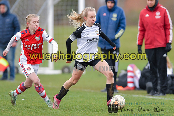 20220305-135945D London Bees Academy U14 v Arsenal FC Girls U13