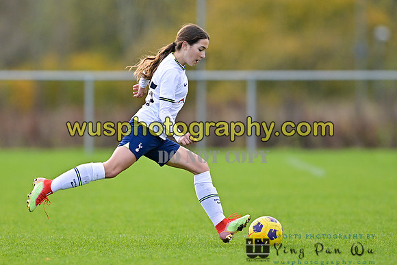 20221119-101724 Tottenham Hotspur Women FC Academy U15 v West Ham United Academy Girls U15