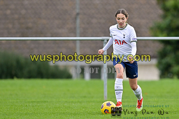 20221119-111306 Tottenham Hotspur Women FC Academy U15 v West Ham United Academy Girls U15
