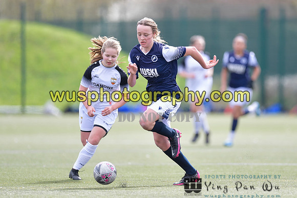 20210403-150313A London Bees Academy U14 v Millwall Lionesses Girls U14