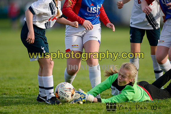 20160505-185344 Tottenham Hotspur Girls U12 and U13 v Årvoll IL Girls U12 and U13