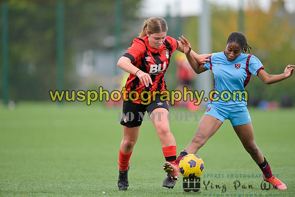 20221022-144504C West Ham United Performance Girls U16 v AFC Bournemouth Girls U16