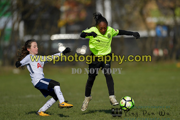 20180224-111906 Tottenham Hotspur Girls U10 v Gidea Park Rangers FC Girls U10