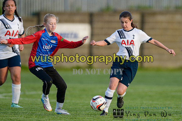 20160505-192814-4 Tottenham Hotspur Girls U12 and U13 v Årvoll IL Girls U12 and U13