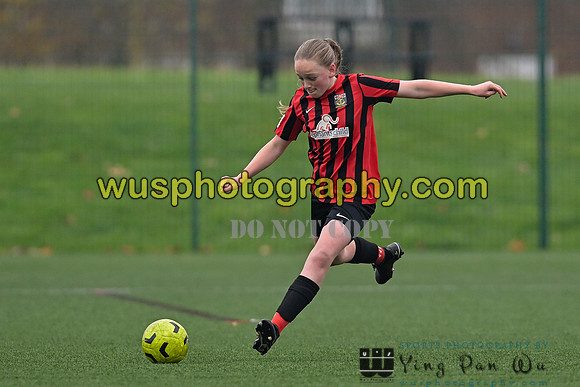 20241130-101422 West Ham United Warriors Girls U14 v Fareham Town Youth FC Girls U14