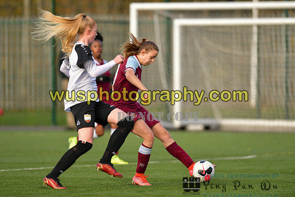 20211211-104405A West Ham United Academy Girls U16 v London Bees Academy U16