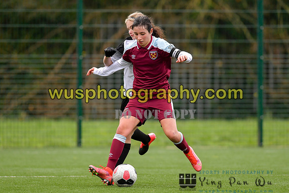 20211211-115607A West Ham United Academy Girls U16 v London Bees Academy U16