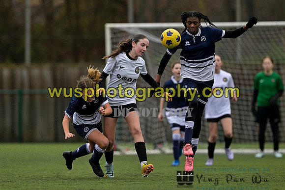20250222-104334 Millwall Lionesses U12 v New Level Soccer Girls U12