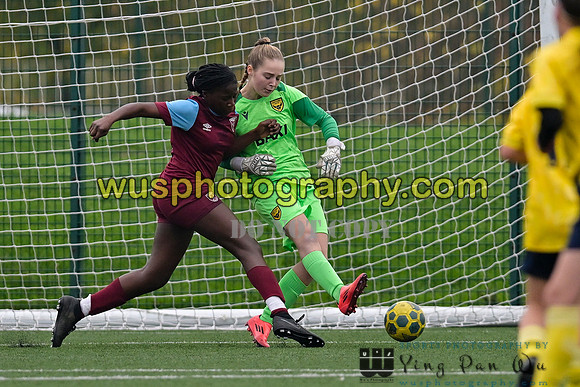 20241109-104554A West Ham United Performance Claret Girls U14 v Oxford United Girls U14