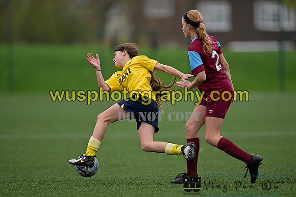 20241109-114507D West Ham United Performance Claret Girls U14 v Oxford United Girls U14