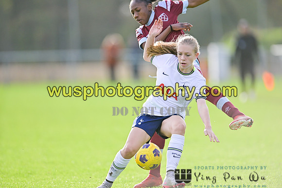 20221119-105701B Tottenham Hotspur Women FC Academy U15 v West Ham United Academy Girls U15